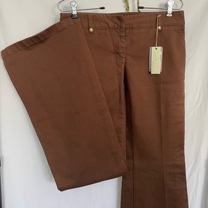 Roberto cavalli brown bell bottoms